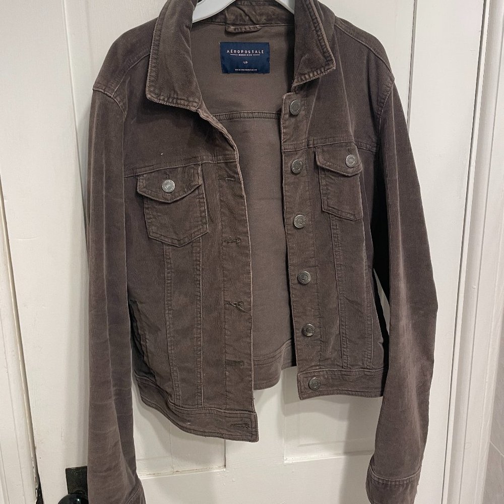 Aeropostale Brown Corduroy Jacket